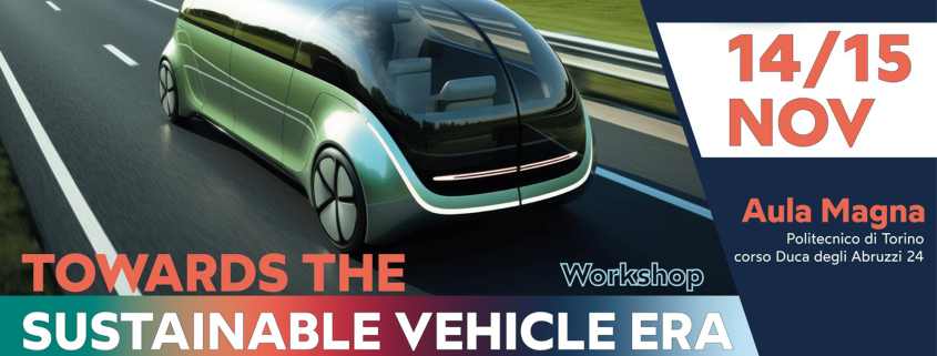 Towards the Sustainable Vehicle Era Politecnico di Torino 2023